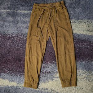 tgla Linen Joggers Green Size Small